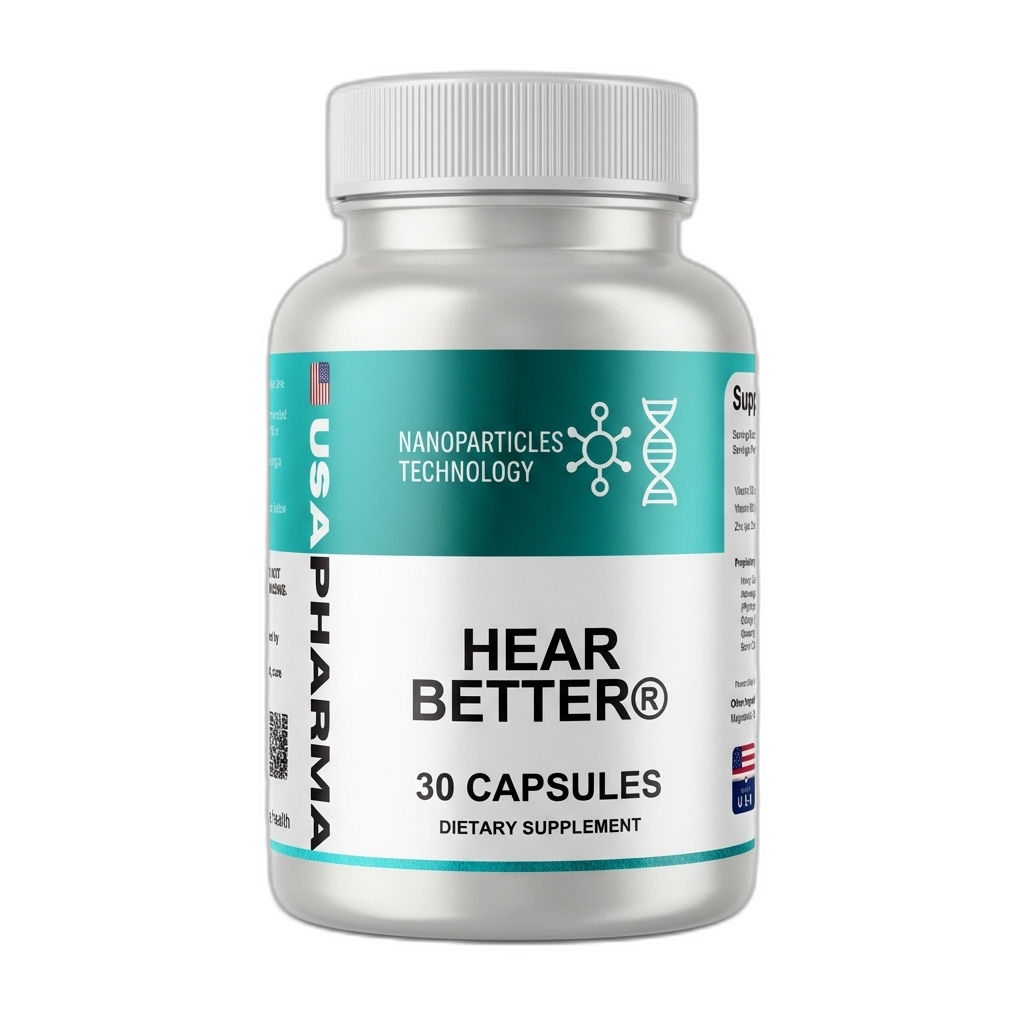 HearBetter - 30 Capsules Dietary Supplement with Nanoparticles Technology